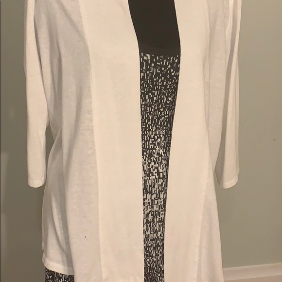 Black and white knit dress - Picture 7 of 8